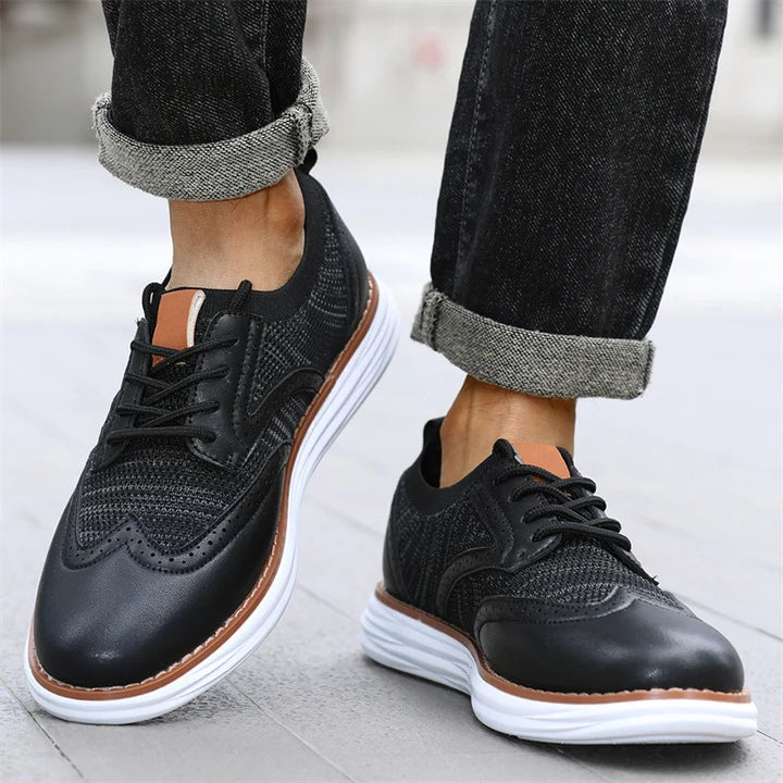 Men’s Colton Knit-Panel Casual Shoes