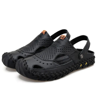 Men's Handcrafted 2-in-1 Supportive Sandals – Wide Toe Box