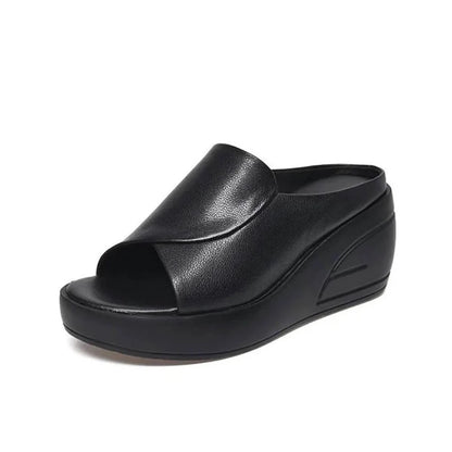 Slip-On Wedge Comfort Sandals