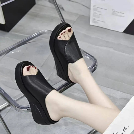 Slip-On Wedge Comfort Sandals