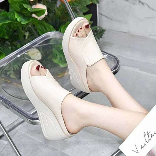 Slip-On Wedge Comfort Sandals
