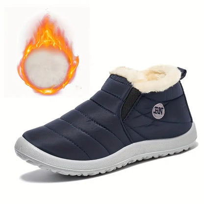 Plush Lined Waterproof Ankle Boots