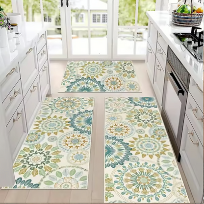 Boho Washable Kitchen Rugs Sets of 3 - Kitchen Rugs