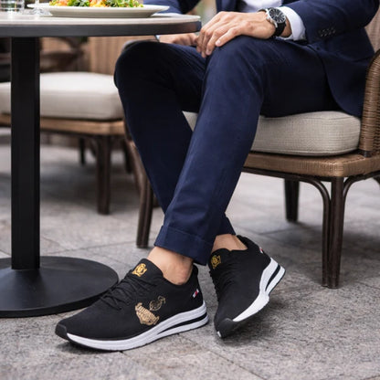 Men’s Embroidered Mesh Trainers