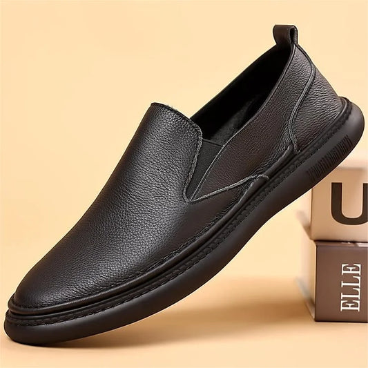 Casual Soft Sole Driving Leather-Look Shoes