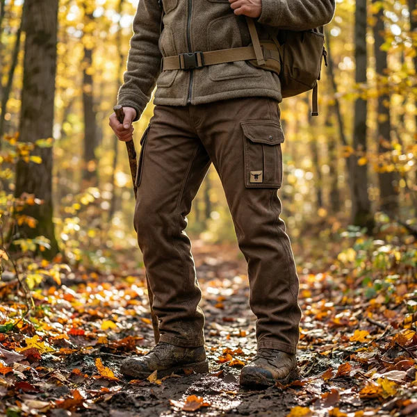 Men’s Insulated Cotton Canvas Utility Trousers