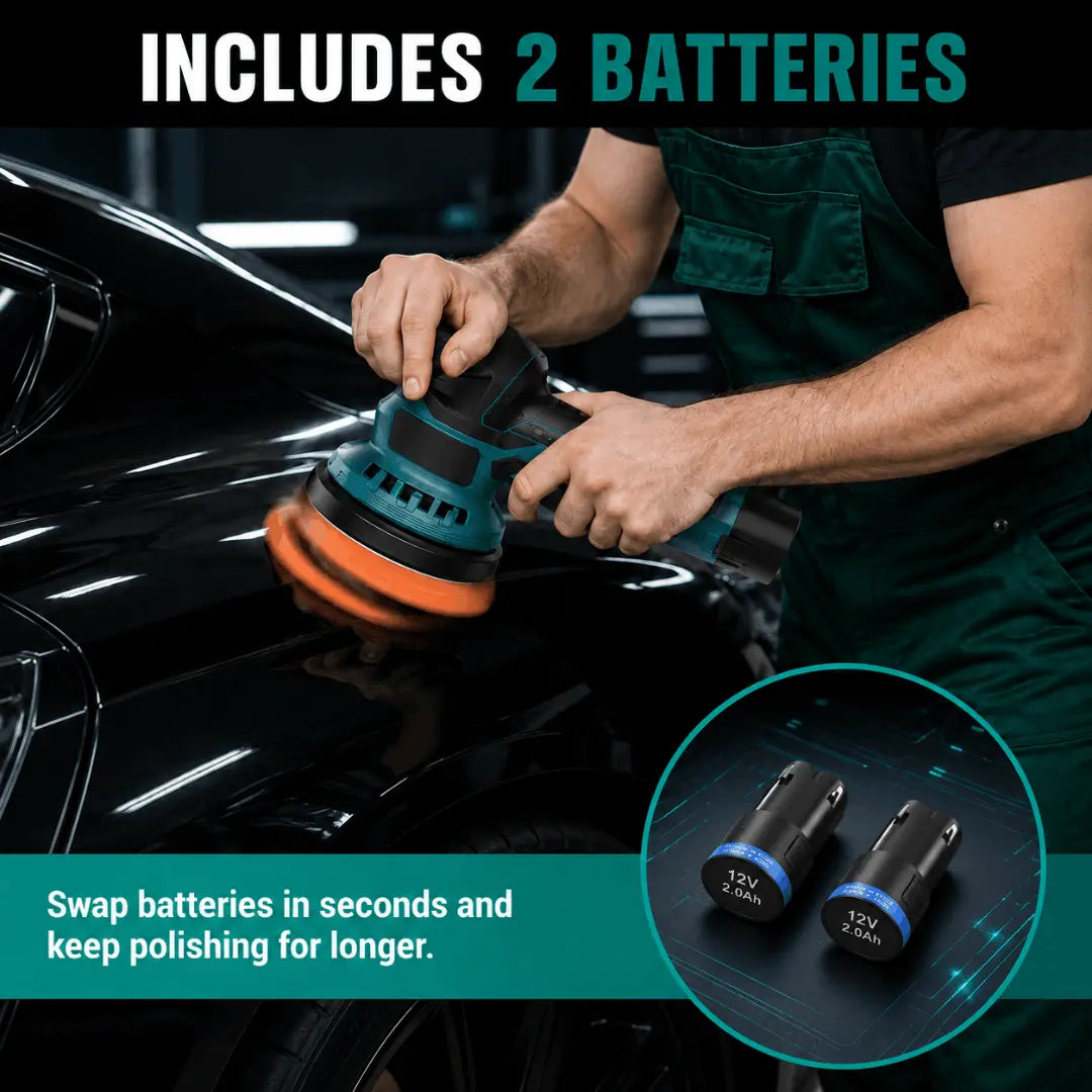 Cordless Dual-Action Car Polisher