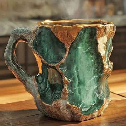 Geode-Style Crystal Effect Coffee Mug