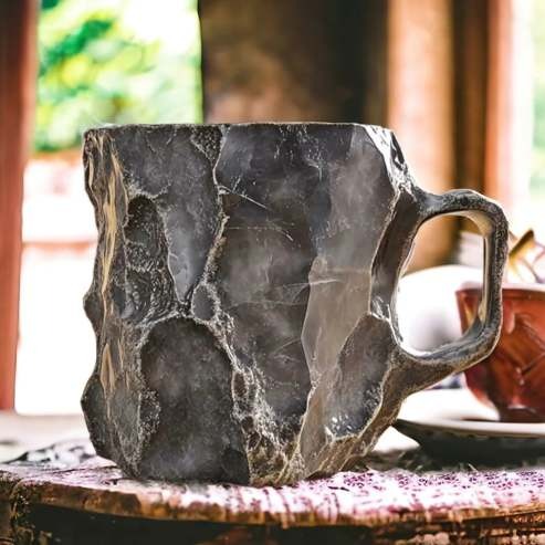 Geode-Style Crystal Effect Coffee Mug