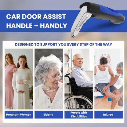 2-in-1 Vehicle Assist Handle with Non-Slip Grip