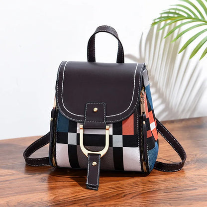 Women's Striped Mini Backpack