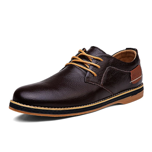 Grain Men's Leather-Look Shoes