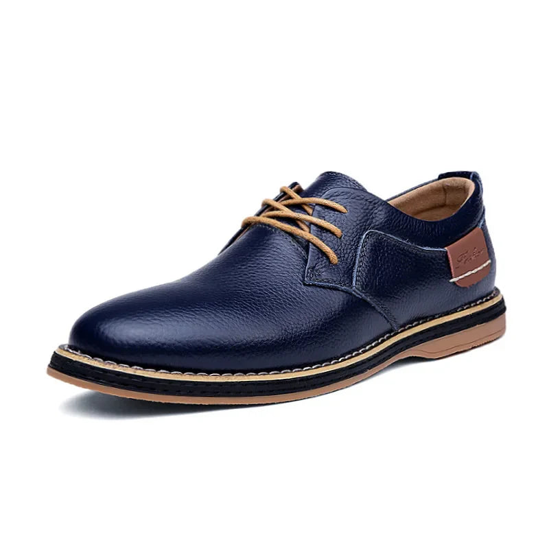 Grain Men's Leather-Look Shoes
