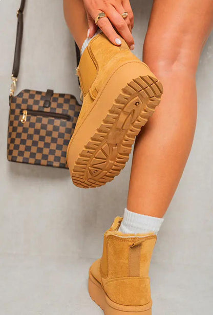Non-Slip Thick Sole Plush Platform