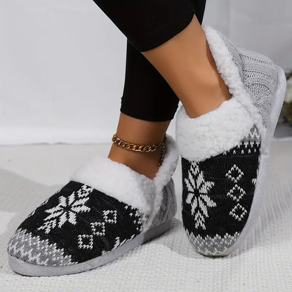 Thermal Plush Slip-On Ankle Boots