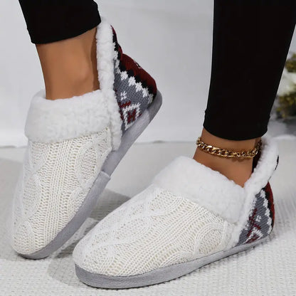 Thermal Plush Slip-On Ankle Boots