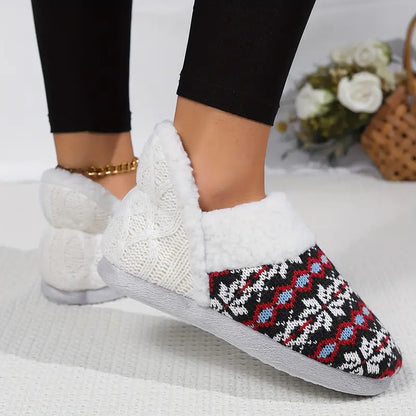 Thermal Plush Slip-On Ankle Boots