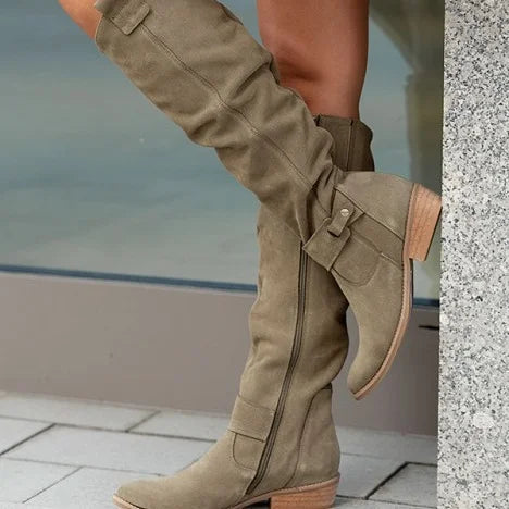 New Premium Leather-Look Women's Boots
