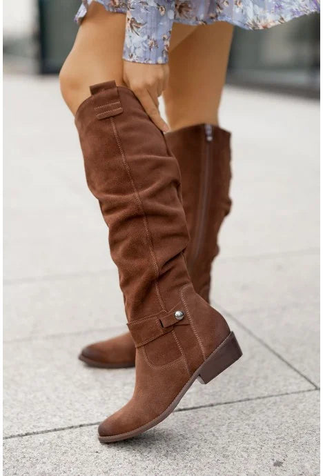 New Premium Leather-Look Women's Boots