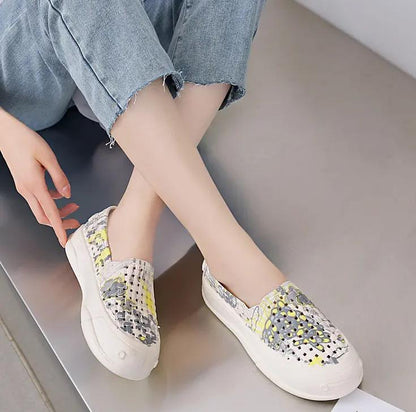 Women's Two-Tone Contrast Sandals