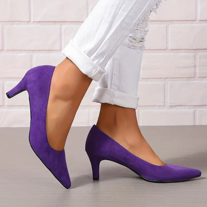 Women's Solid Heel Pumps for Women