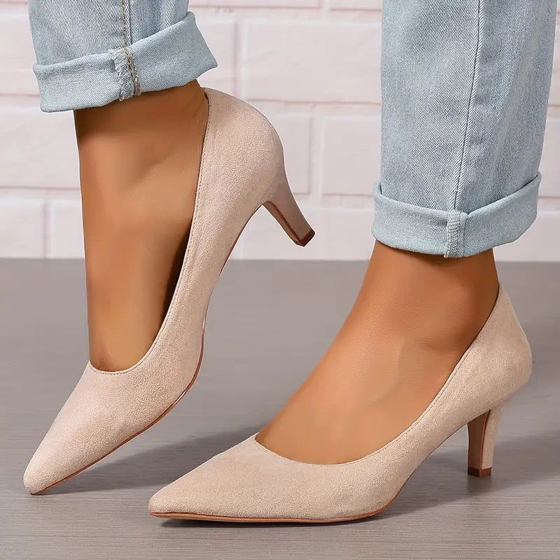 Women's Solid Heel Pumps for Women