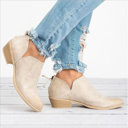 All-Season Stylish Chelsea Ankle Boots with Mid Heel