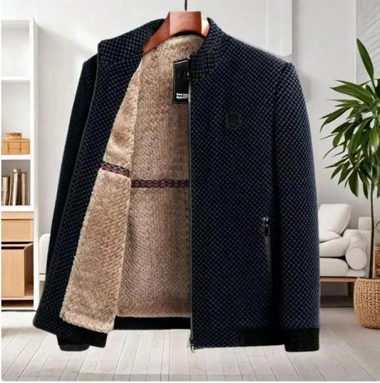 Men's Winter Fleece Lined Jacket - Warm and Stylish