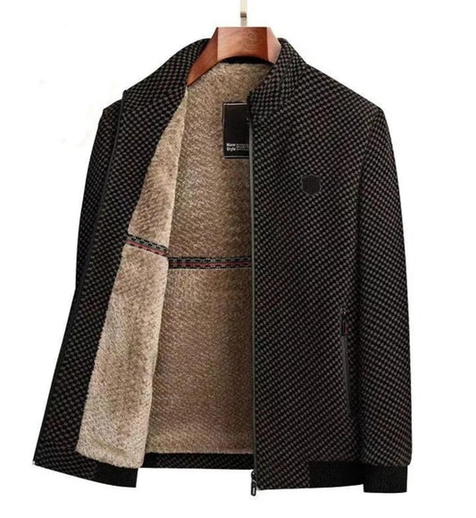 Men's Winter Fleece Lined Jacket - Warm and Stylish