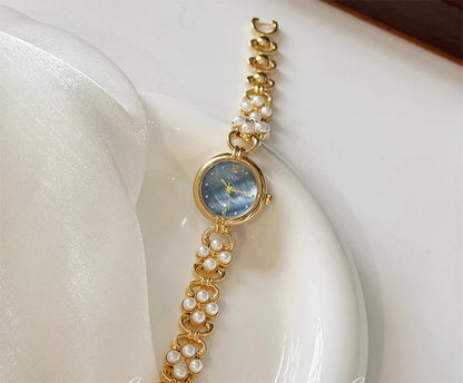 Women’s Aurelia Pearl Link Bracelet Watch