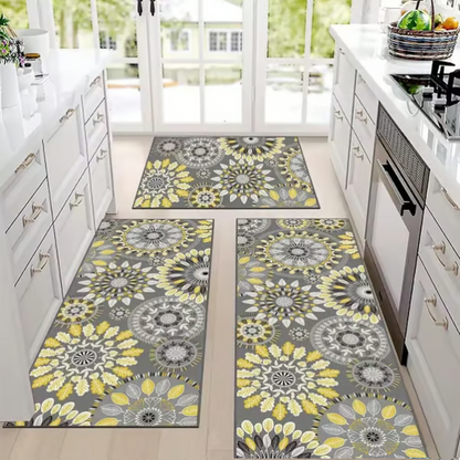 Boho Washable Kitchen Rugs Sets of 3 - Kitchen Rugs