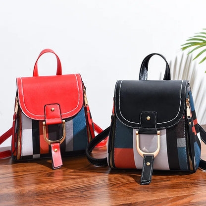 Women's Striped Mini Backpack