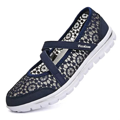 Women's Elegant Lace Breathable Slip On Sneakers