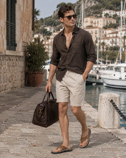 Men's Adjustable Strap Summer Sandals
