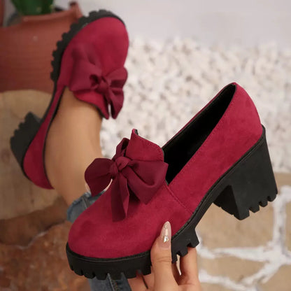 Women’s Supportive Chunky Heel Comfort Shoes