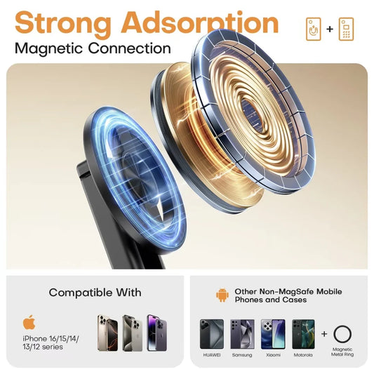 Pocket-Size Magnetic Selfie Stick and Tripod