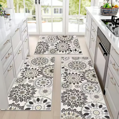 Boho Washable Kitchen Rugs Sets of 3 - Kitchen Rugs