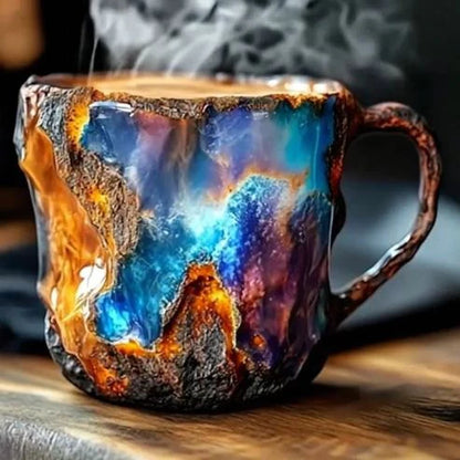 Geode-Style Crystal Effect Coffee Mug