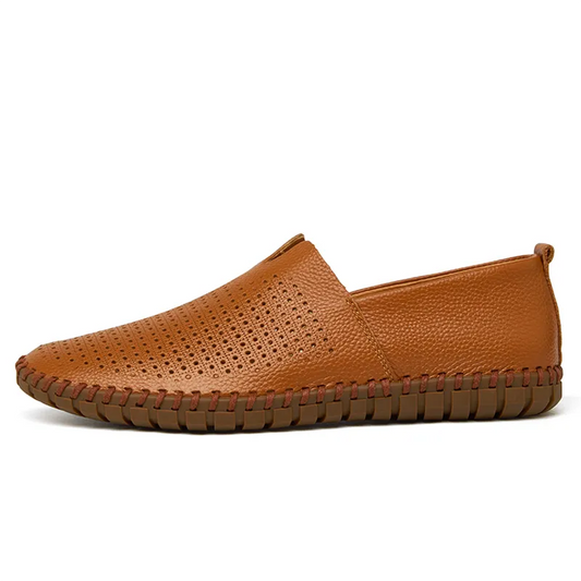 Men’s Handmade Soft Leather-Look Loafers