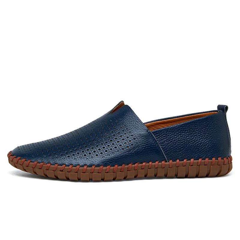 Men’s Handmade Soft Leather-Look Loafers