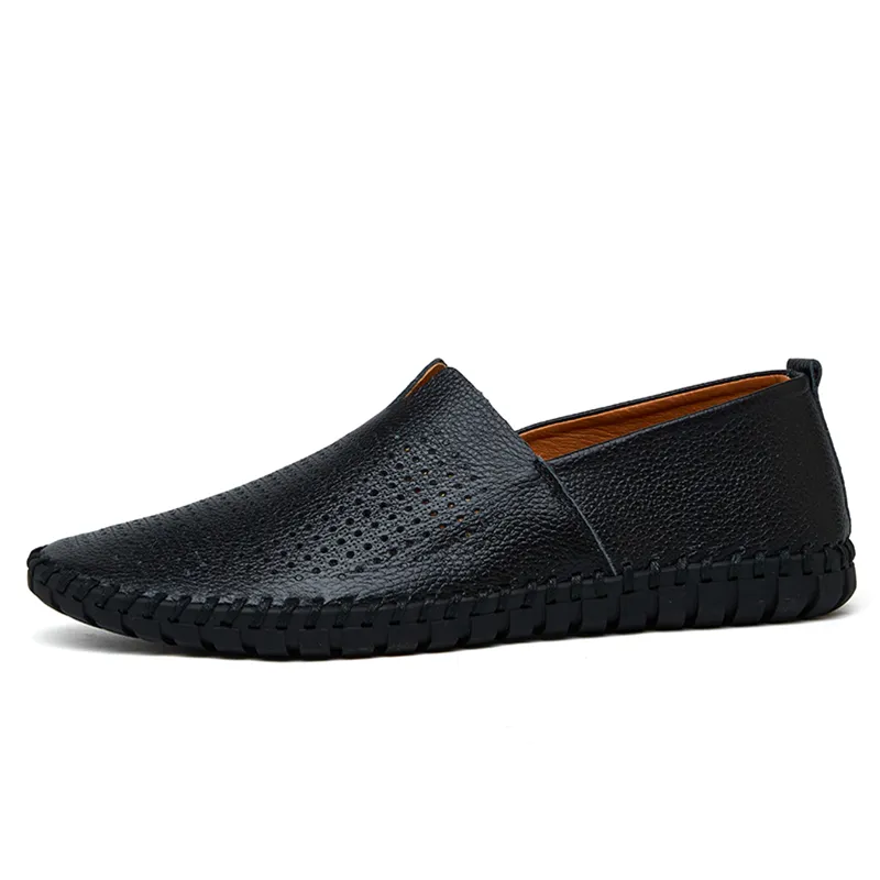 Men’s Handmade Soft Leather-Look Loafers