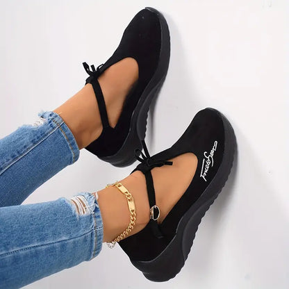 Women's Embroidered Mary Jane Sport Flats