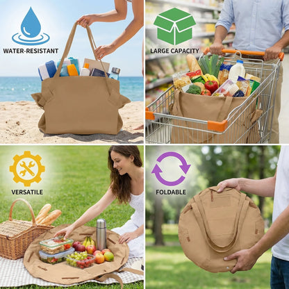 Foldable Multi-Use Storage Organiser Bag – Water-Resistant & Spacious