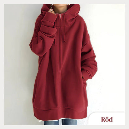 Women's Zipper Hooded Sweater - Autumn/Winter