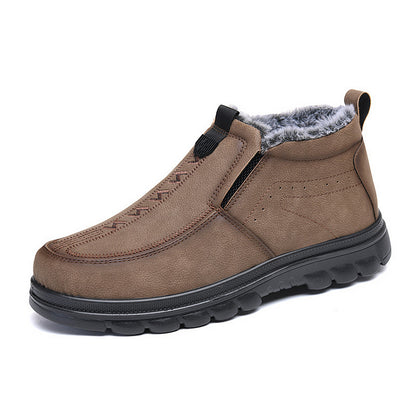 50% Off: Men's Waterproof Leather-Look Boots