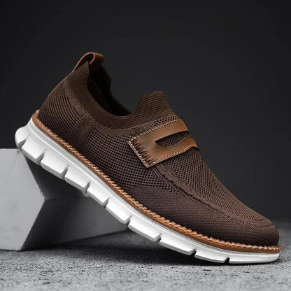 Summer Mesh Men's Lightweight Slip-On Sneakers Casual Breathable Loafers