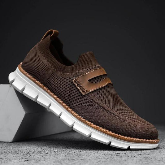 Summer Mesh Men's Lightweight Slip-On Sneakers Casual Breathable Loafers