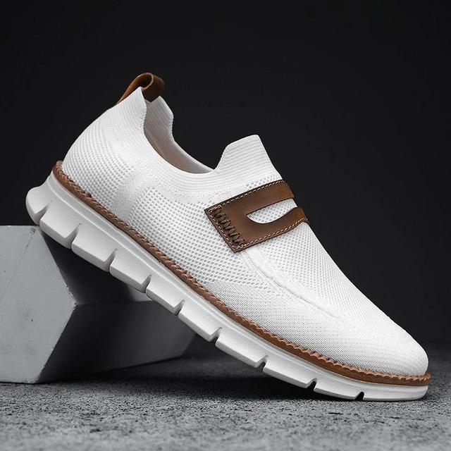 Summer Mesh Men's Lightweight Slip-On Sneakers Casual Breathable Loafers