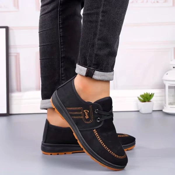 Men’s Suede Comfort Lace-Up Casual Shoes
