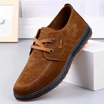 Men’s Suede Comfort Lace-Up Casual Shoes